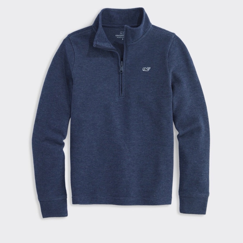 Vineyard Vines Saltwater Quarter-Zip Sweater Sz M.